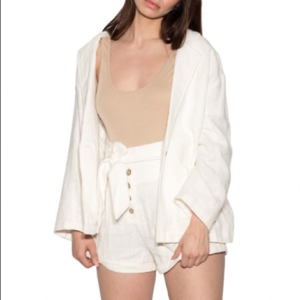 Skylar + Madison cream linen set